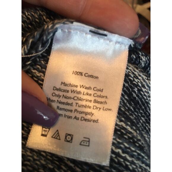 Eddie‎ Bauer Women's Oversized Long Sleeve Wrap Sweater, Multi XS (o) - Picture 4 of 4